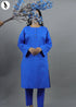 NZSC-1511 Stiched 2 Piece Dark BlueCo Ord Set Cotton